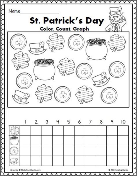 St Patricks Day Math Graph Made By Teachers Graphing Kindergarten