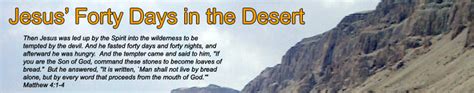 Jesus Forty Days In The Desert
