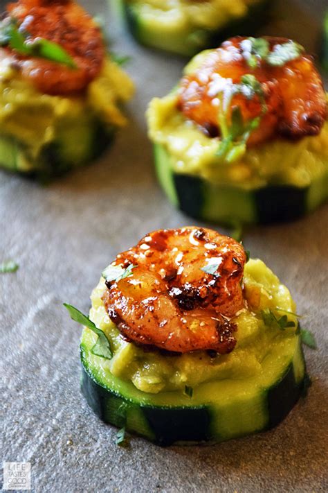 Maybe you would like to learn more about one of these? Cucumber Bites with Creole Shrimp and Guacamole | Life ...