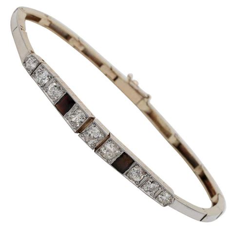 Edwardian Style Platinum Diamond Lace Bracelet For Sale At 1stdibs