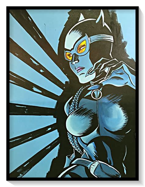 “catwoman” Catwoman Canvas Signs Pop Art