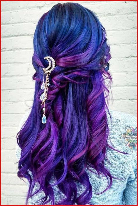 Hair Color Ideas Blue Purple The Color Mix Always Works To Make Your