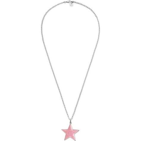 Gucci Guccighost Star Sterling Silver And Enamel Necklace 384 125 Lbp