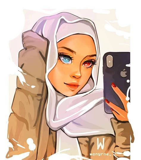 Cartoon Girl Images Girls Cartoon Art Veiled Girls Hijab Drawing