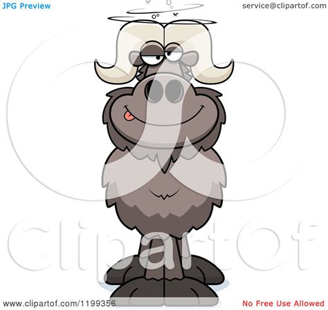 Cartoon Of A Drunk Ox Royalty Free Vector Clipart By Cory Thoman 1199356