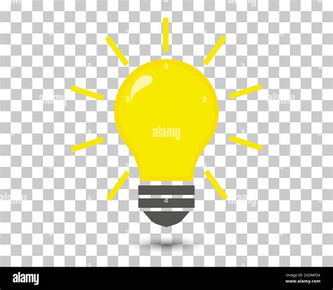 Light Bulb Icon Isolated On White Background Vector Illustration Eps