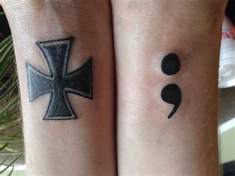 1001 Ideas For Moving And Inspirational Semicolon Tattoo Designs
