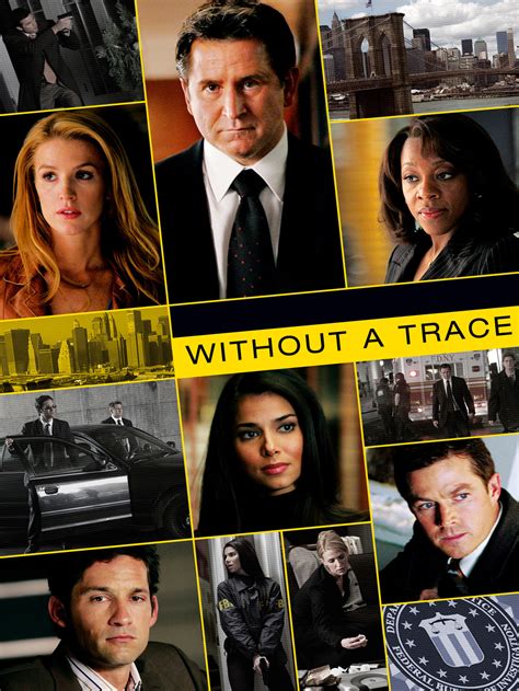 The show is about an fbi missing persons unit; Without A Trace TV Show: News, Videos, Full Episodes and ...