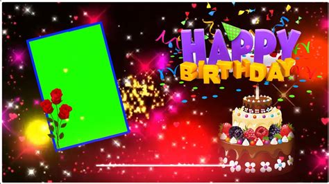 Happy Birthday Green Screen Status Full Screen Birthday Background