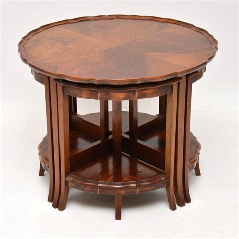 Scottcassin 5 out of 5 stars (637) $ 395.00 free shipping add to favorites hekman grand rapids nest of tables, cognac/mahogany, leather top accent tables north109 5 out of 5 stars (239. Antique Mahogany Coffee Table Nest Combination ...