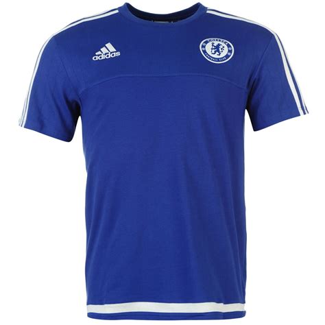 Adidas Chelsea Fc T Shirt Mens Bluewhite Epl Football Soccer Ebay