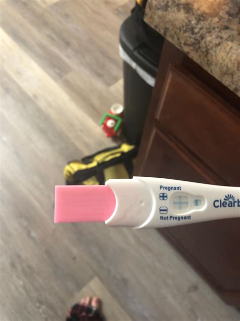 Pregnancy Test Turns Pink Immediately When Used My Pregnant Wife About