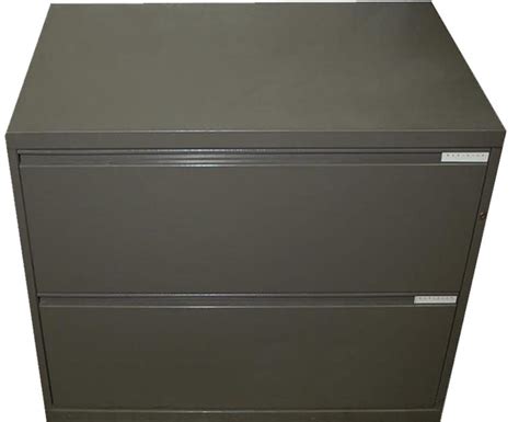 Tall file cabinets for communal storage. Used Office File Cabinets : 42" MERIDIAN 2-DRAWER LATERAL ...
