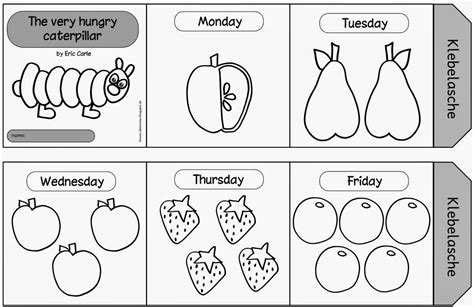 Deshalb sind im daf unterricht mitlerweile die artikel farbig. Ideenreise - Blog | Leporello zu „The very hungry caterpillar"