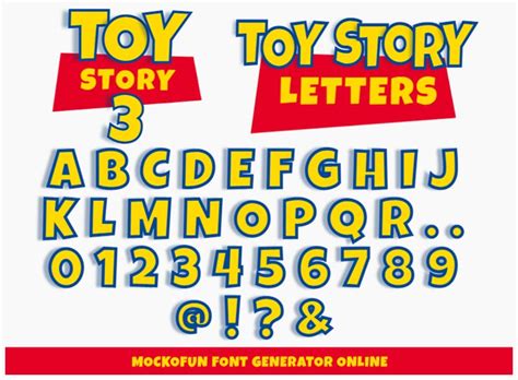 Toy Story Font Toy Story Font Generator Toy Story Font Toy Story Porn