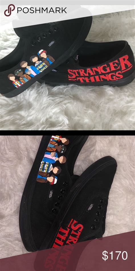 Custom stranger things vans Hand painted vans Vans Shoes #