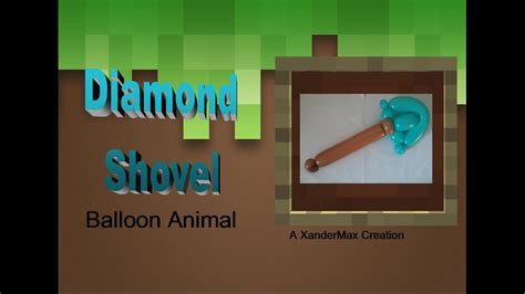 Welcome to the crafting recipe generator for minecraft java edition and bedrock edition! Balloon Animals-Diamond Shovel from Minecraft - YouTube