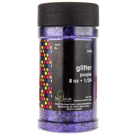 Purple Glitter 8 Ounce Hobby Lobby 784181 Blue Glitter Purple