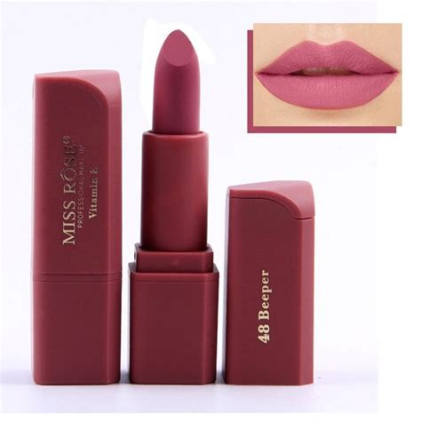 Miss Rose Matte Lipstick Nude Lipsticks Make Up Matte Red My Xxx Hot Girl