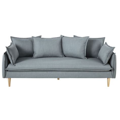 Wir machen es dir leicht, dein traumsofa zu finden! 4-Sitzer-Sofa im skandinavischen Stil, blau Nilson ...