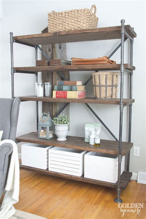 Pipe shelving is a trendy way to add storage space to just about any room. Creative Pipe Shelving Ideas