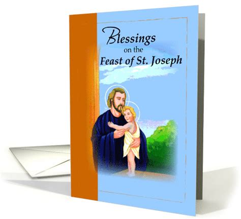 Feast Of St Joseph Blessings Card 588360