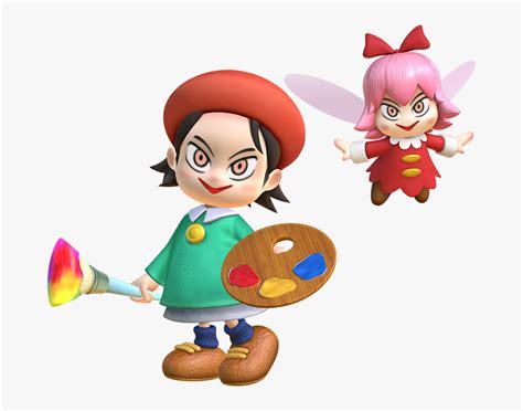 Kirby Adeleine And Ribbon Hd Png Download Transparent Png Image