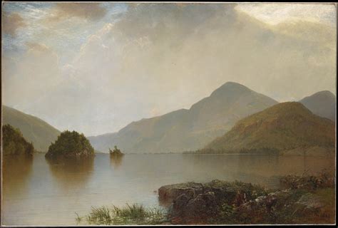 John Frederick Kensett 1869 Lake George Fine Art Print Artprinta