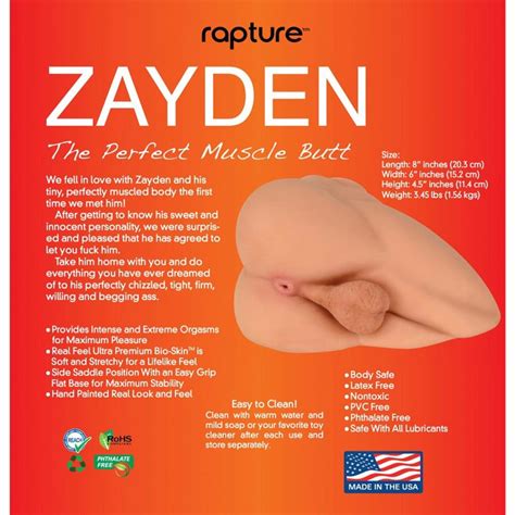 Zayden The Perfect Muscle Butt Sex Toys At Adult Empire