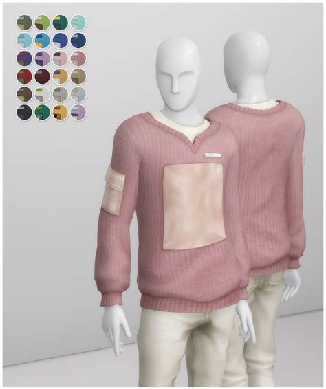 Basic Sweater V M At Rusty Nail Sims 4 Updates