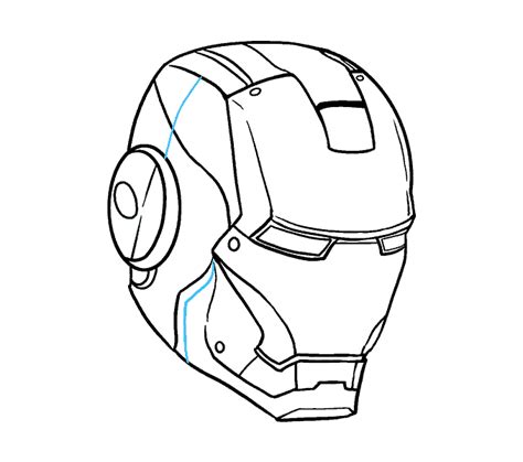 Drawing Of Iron Man Helmet Cundiff Thaveling73