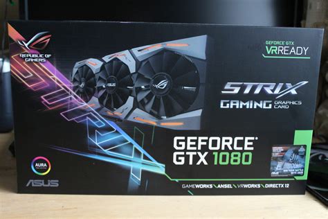 Ragequitters Reviews Asus Rog Strix Geforce Gtx 1080 Unboxing And