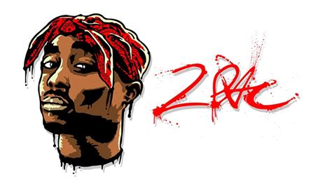 Tupac Cartoon Wallpapers Wallpaper Cave