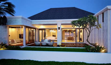 Dengan perabotan kayu yang digunakan, kamu dapat memberikan. Desain Rumah Villa Bali 1 Lantai Bapak Wiantono di Bekasi