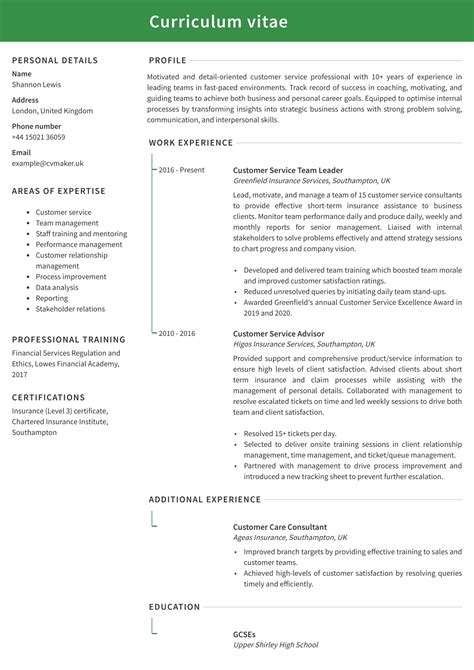 Customer Service Cv Best Cv Guide With Tips And Examples 2023