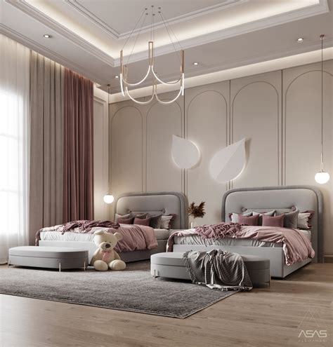 Girls Bedroom Design Neo Classic On Behance