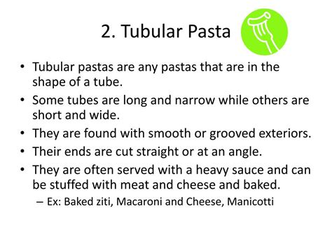 Ppt Different Types Of Pasta Powerpoint Presentation
