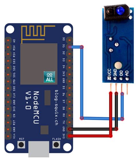 Nodemcu Esp8266 Esp8285 Arduino 5 Nodemcu Esp8266 ตรวจจับวัตถุด้วย