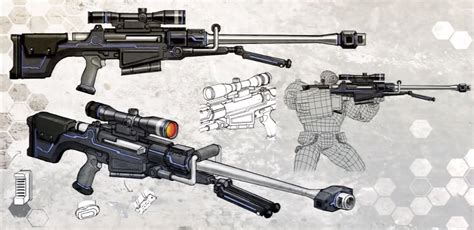 Sniper Rifle Concept Art