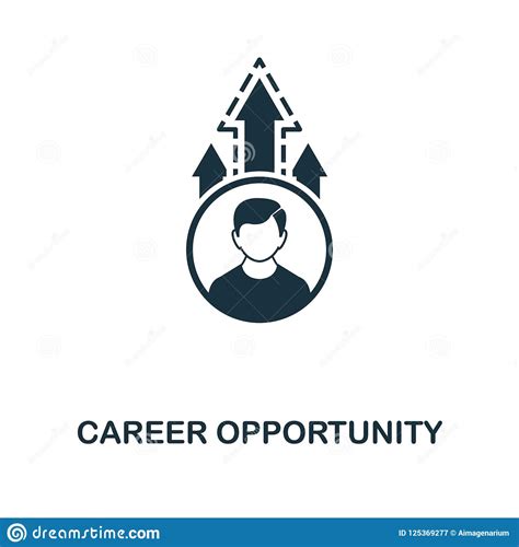 Career Opportunity Icon Monochrome Style Design From Management Icon