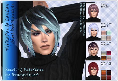 Sims 4 Male Hair Recolor Retexture By Honeyssims4 Mesh By Kijiko Ts4cc