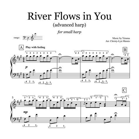 River Flows In You Course Learning The Harp