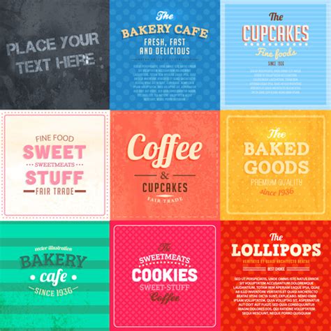 A mailing label template is a piece of paper which is used to be pasted on the mailing envelopes instead of writing the addresses on every individual envelope. Cute food labels design vector Free vector in Adobe ...