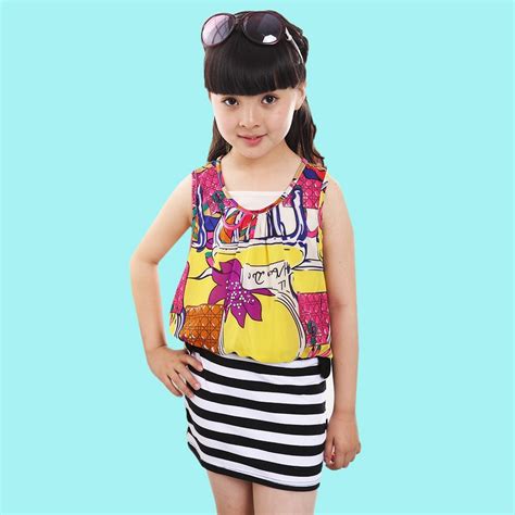 Girl Dress Girls Kids Clothes 2017 New Arrival Summer Fashion Retro