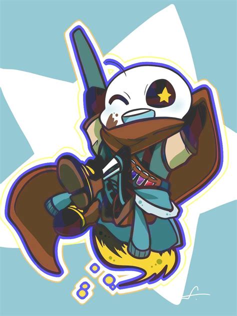 Btw please give a heart or a star if you enjoyed this and want more fanarts. Ink Sans | Chibi, Desenho arte