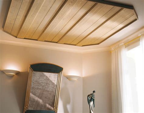 Deckenpaneele werden in unterschiedlichsten ausführungen und farben verwendet. Deckenpaneele Decker - Göbel Holzgroßhandel