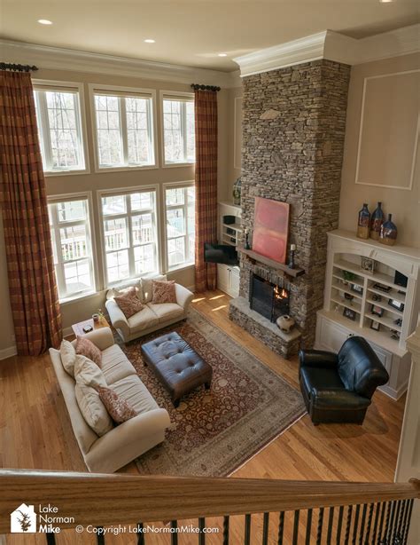 Logs inserted into existing hearth space. Pin on Lake Norman Mike - Featured Listings
