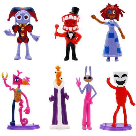 Buy 7Pcs The Amazing Digital Circus Theme Toys PVC Jax Pomni Gangle