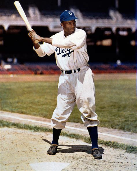 Jackie robinson opened the door of baseball to all men. Jackie Robinson Of The Brooklyn Dodgers Photograph by New ...