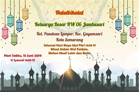 Come and join us ! Spanduk Halal Bihalal Idul Fitri Psd - gambar contoh banners